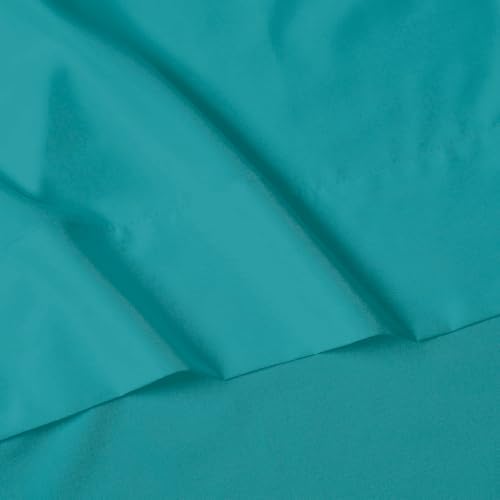 Elegant Comfort Luxury 4-Piece Bed Sheet Set - Luxury Bedding 1500 Premium Hotel Quality Microfiber, Wrinkle Resistant Cool and Breathable, Easy Elastic Fitted, RV Short Queen, Teal