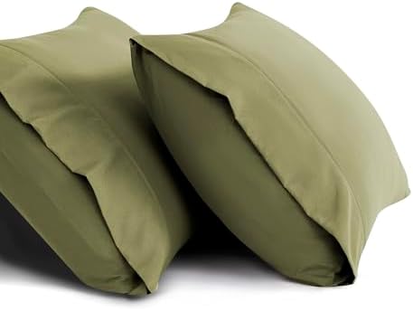 Sweet Home Collection 5 Piece Comforter Set Bag Solid Color All Season Soft Down Alternative Blanket & Luxurious Microfiber Bed Sheets, Sage, Twin