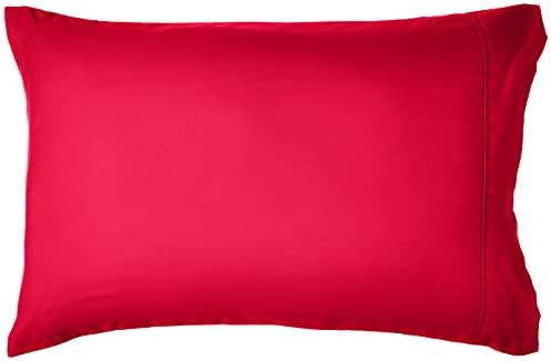 Sweet Home Collection 7 Piece Comforter Set Bag Solid Color All Season Soft Down Alternative Blanket & Luxurious Microfiber Bed Sheets, Red, Full