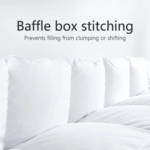 White California King Comforter, All Season Down Alternative Duvet Insert