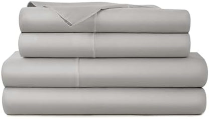 Whisper Organics 100% Organic Cotton Bed Sheets with Deep Pocket 4 Pc. Set
