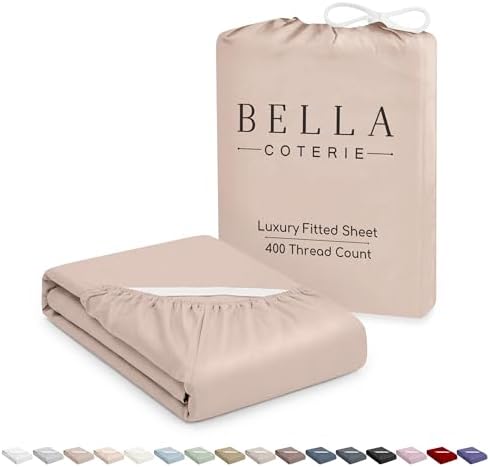 Bella Coterie | Luxury Bamboo Viscose Cal King Size Fitted Sheet Only