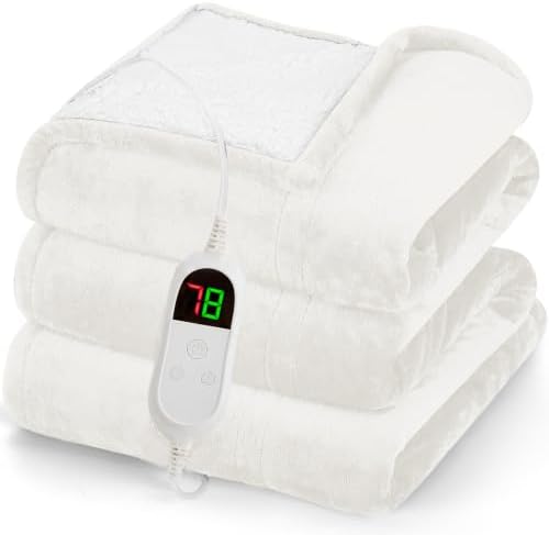 greenoak Heated Blanket Electric Throw Heating 50"X60",Gifts for Women