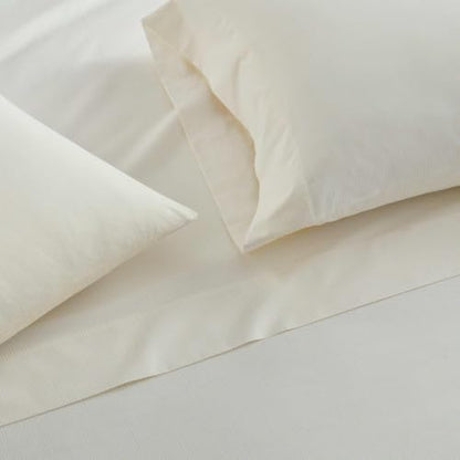 Martha Stewart - Twin Size Sheet Set with Fitted Sheet & Pillowcase