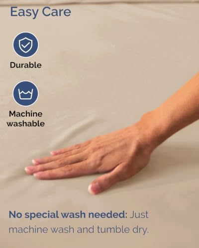 CGK Linens 2 Pack Extra Deep Cal King Fitted Sheets - Cream