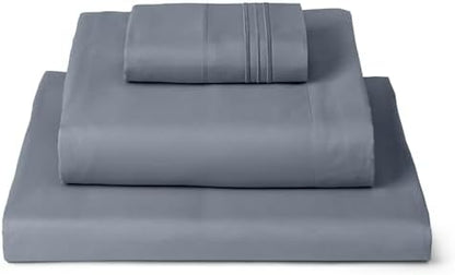 Mellanni Iconic 3-Piece, Ultra Soft Sheet Set (Twin, Mineral Gray)