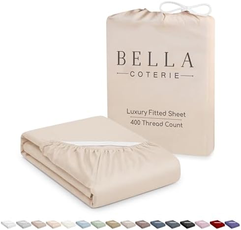 Bella Coterie | Luxury Bamboo Viscose Queen Size Fitted Sheet Only
