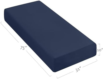 Cot Sheets 31" x 75"(Sheet Only) Navy
