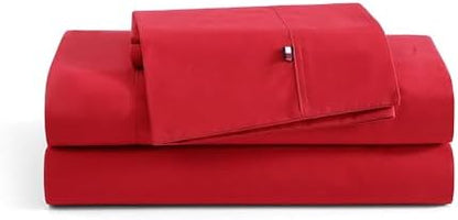 Tommy Hilfiger - King Size Sheet Set with Fitted Sheet & Pillowcases