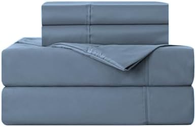 Kingnex Sleeper Sofa Bed Sheets Queen for 60x74 Pull Out Sofa Bed Blue