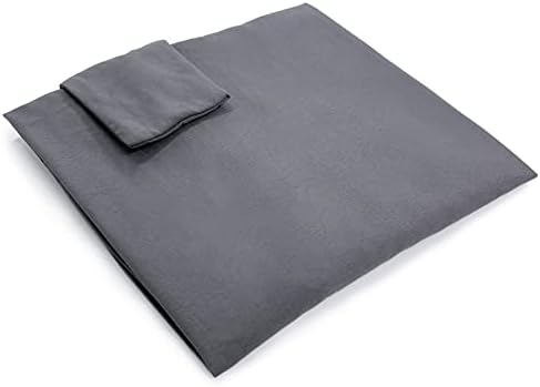 Vekkia King Size Bed Wedge Pillow Replacement Cover(Gray 76"x10"x6")