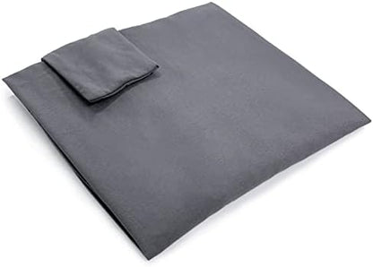Vekkia King Size Bed Wedge Pillow Replacement Cover(Gray 76"x10"x6")
