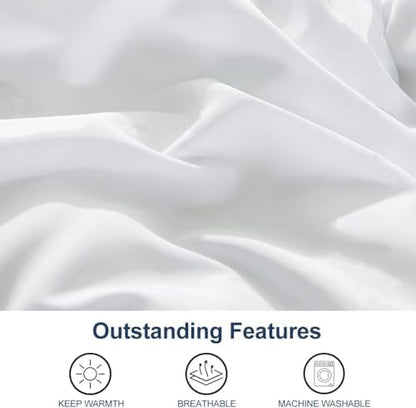 ACCURATEX Duvet Insert Twin, 400GSM Down Alternative Comforter, 68x88