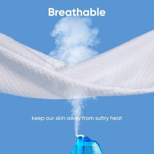 Hanherry 100% Waterproof Mattress Protector California King Size, Mattress Cover 3D Air Fabric Cooling Mattress Pad Cover Smooth Soft Breathable Noiseless, 8''-21'' Deep Pocket