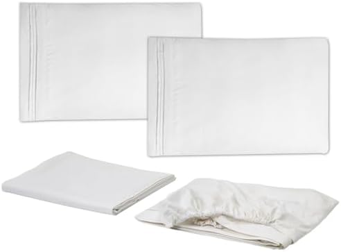 Queen Luxury Faux Fur Comforter Set - Soft & Breathable 7-Piece Bedding Collection - 1 Comforter, 1 Fitted Sheet, 1 Flat, 2 Pillowcases, 2 Pillow Shams - Deep Pocket - Premium Quality, Silver