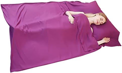 JITTY Sleeping Bag Liner 83"x45" for Travel Camping Hiking Home Hotel