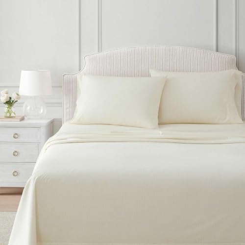 Martha Stewart - Twin Size Sheet Set with Fitted Sheet & Pillowcase