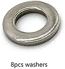 Headboard or Footboard Hardware,304 Stainless Steel Nuts and Bolts 4 inches