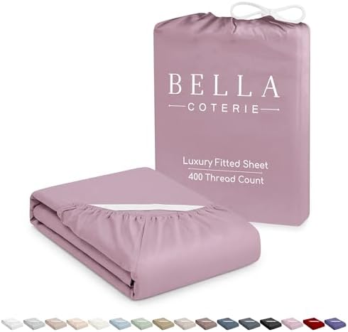 Bella Coterie | Luxury Bamboo Viscose Queen Size Fitted Sheet Only