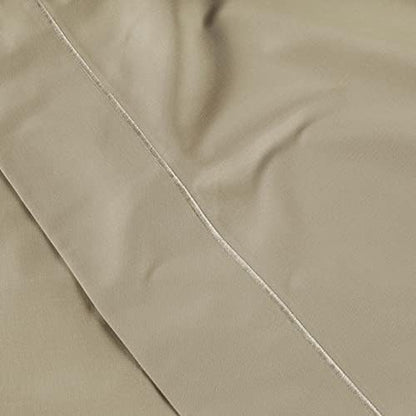 LANE LINEN 100% Egyptian Cotton Bed Sheets King Size – 16 Inch Extra Deep Pocket, Naturally Cooling, No-Pill, Fade-Resistant Cotton Sheets King – Sandbar