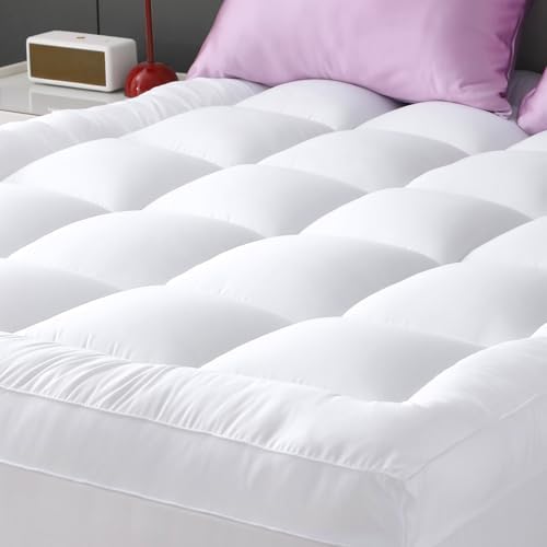 YUGYVOB King Mattress Topper Extra Thick, Cooling Plush Mattress Pad