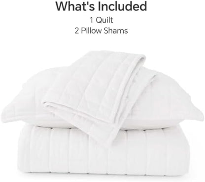 BEDELITE Velvet Quilt Set Queen Size, Luxury Velvet Comforter Bedding