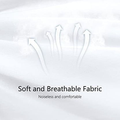 TEXARTIST White Full Comforter, All Season Down Alternative Duvet Insert