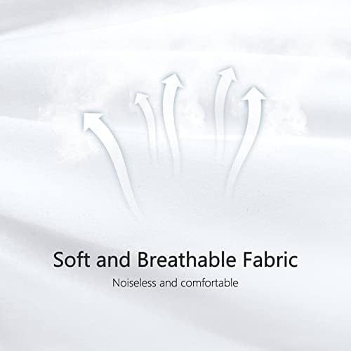 TEXARTIST White Queen Comforter, All Season Down Alternative Duvet Insert