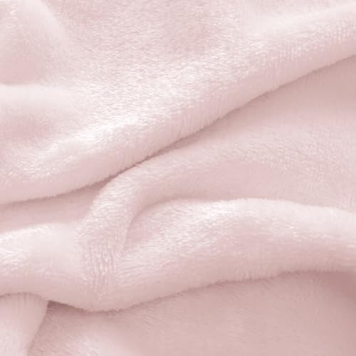 BEDELITE Flannel Sheet Set, California King Size, Pink, 4 Pieces