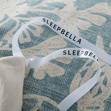 SLEEPBELLA Duvet Cover Full Size, 600 Thread Count Cotton Beige & Bluish Grey Printed with Luxurious Leaves Pattern Reversible Botanical Comforter Cover Sets, Bedding Set 3Pcs (Full Beige Paisley)