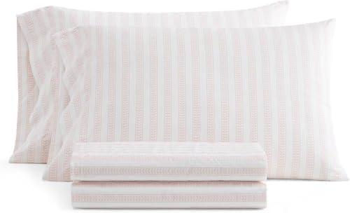 Martha Stewart - Twin Size Sheet Set with Fitted Sheet & Pillowcase