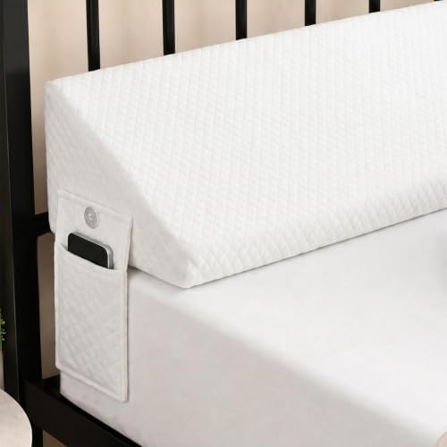 Full Bed Wedge Pillow for Headboard & Mattress Gap Filler