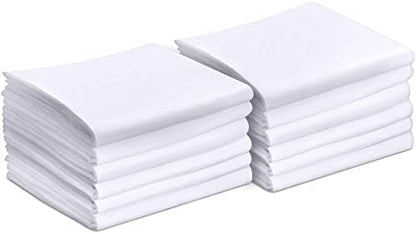 Utopia Bedding Standard Pillow Cases - 12 Pack - Envelope Closure - Soft Brushed Microfiber Fabric - Shrinkage and Fade Resistant Pillow Covers Standard Size 20 X 26 Inches (Standard, White)