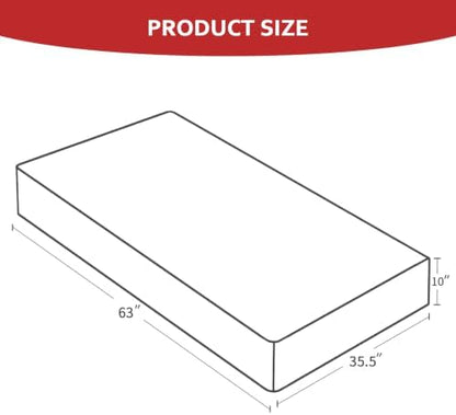 Kids Air Mattress Fitted Sheets Grey and White, 63x35.5x10 Inch, 2 Pack