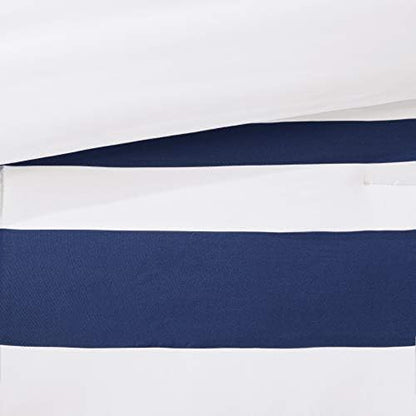 Madison Park Heritage Comforter Quilt Combo Set - Modern Luxury Design, All Season Down Alternative Bedding, Matching Shams, Decorative Pillows, King/Cal King(104"x92"), Color Block Navy 8 Piece
