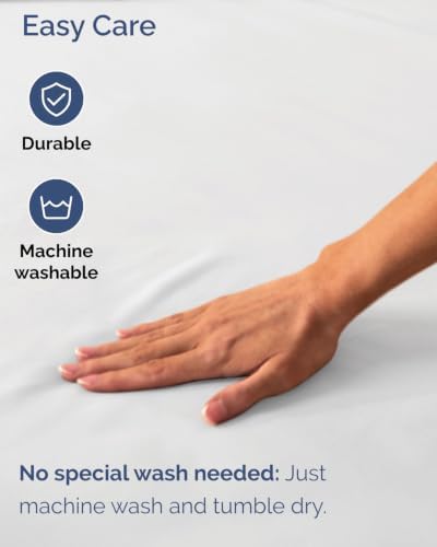 CGK Linens Extra Deep Flex Top Split Head King Fitted Sheet Only - White