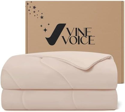 Cooling Comforter for Hot Sleepers, Queen 90x90, Pink