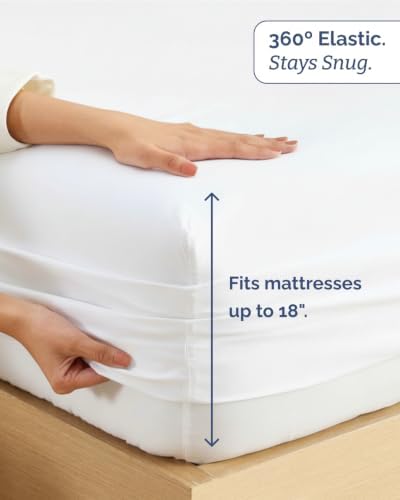 100% Rayon Derived from Bamboo Sheets - Flex Top Split Head King - White