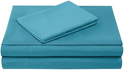 Comfort Spaces Microfiber 14" Deep Pocket, Twin Sheet Set 4 pcs, Teal