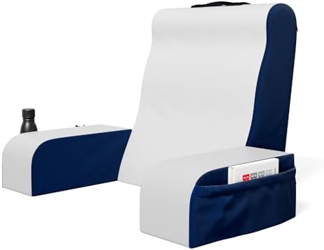 Kolbs Wedge Reading Pillow, Cushion with Arms for TV, Books, Nursing, Back - Bed Pillow for Sitting Up in Comfort, Plush Backrest Pillow. Sit Up in Comfort