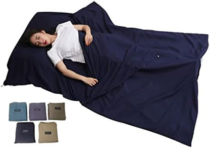 JITTY Sleeping Bag Liner 83"x45" for Travel Camping Hiking Home Hotel