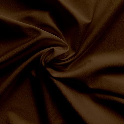 1 PC Top Split King Fitted Sheet for Adjustable beds, 34" Split, Chocolate