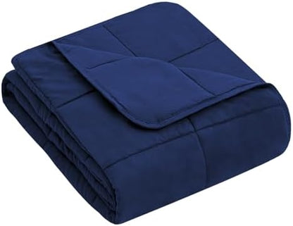 yescool Weighted Throw Blanket 10lbs, 41" x 60", Blue