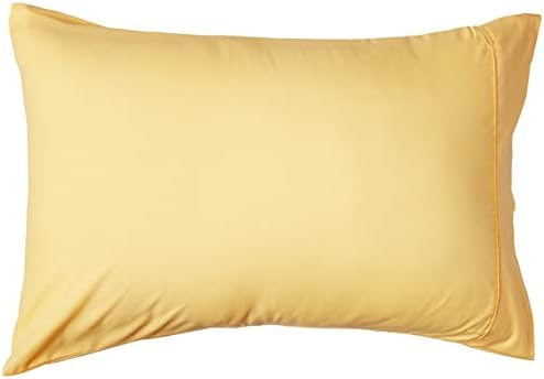 Sweet Home Collection 7 Piece Comforter Set Bag Solid Color All Season Soft Down Alternative Blanket & Luxurious Microfiber Bed Sheets, Yellow, Full