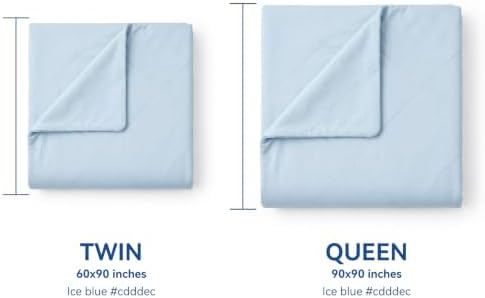 Dual-Sided Cooling Comforter, Pure Blue, Queen
