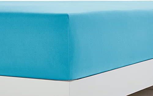 Clara Clark Bed Sheets, Premier 1800 Series 4 Piece Bed Sheet Set, Deep Pocket, Wrinkle, Fade, Stain Resistant, Luxury Soft Bedding Sheets & Pillowcases, Full, Beach Blue