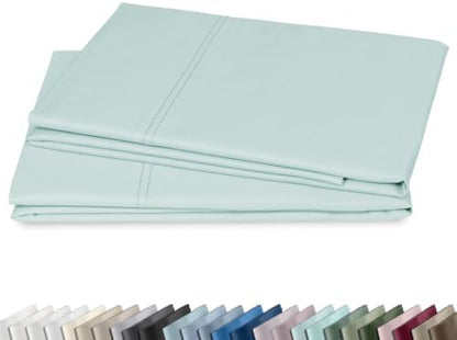 California Design Den 600 TC Set of 2 Pillow Cases King, Aqua