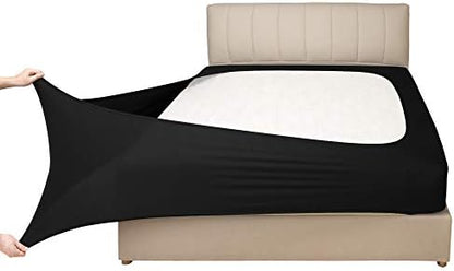 Mrs Awesome Full/Full XL Box Spring Cover Black