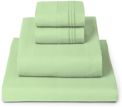 Mellanni Iconic 4-Piece, Ultra Soft Sheet Set (California King, Pistachio)