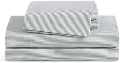 Tommy Hilfiger - Full Size Sheet Set with Fitted Sheet & Pillowcases